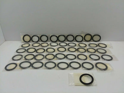 40MPU-2 Sanitary Seal Gasket,Black Buna-N Gaskets LOT OF 45
