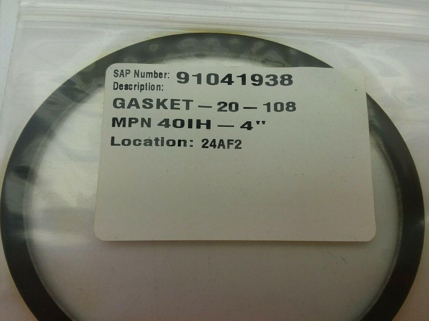 40IH-4"  4″ Buna I-Line Gasket LOT OF 33