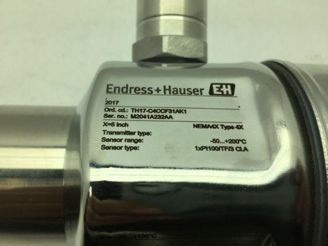Endress Hauser TH17-C4CCF31AK1 Temperature Sensor with 5" Probe