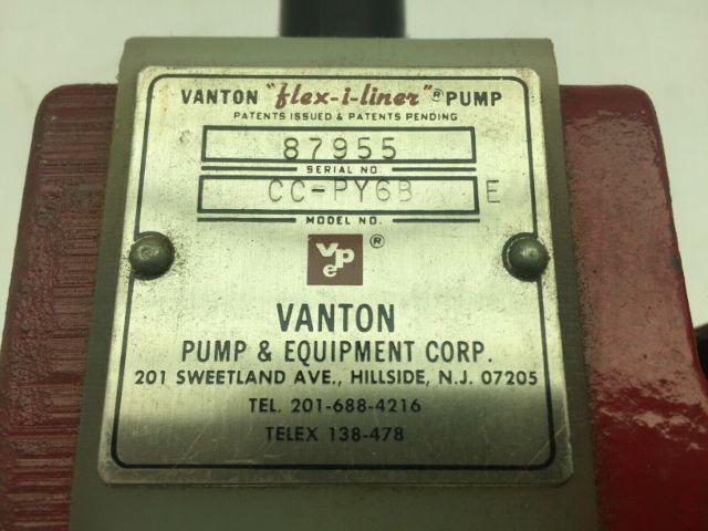 Vanton CC-PY6B E Flex-i-liner Pump