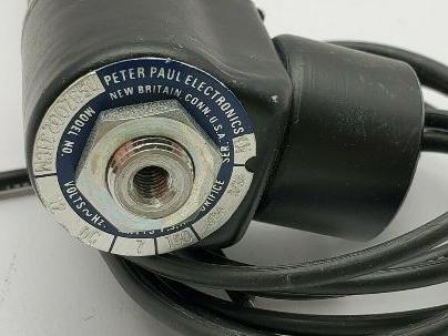 C & V Inc. SUC 500 M 86 Valve Cylinder With Peter Paul 053Z00231CM 12vdc Coil