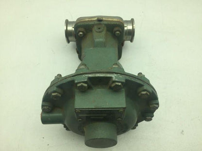 ITT Stainless Steel Diaphragm Valve 1-1/2" Tri-clamp with No. 12 Air Motor 3312