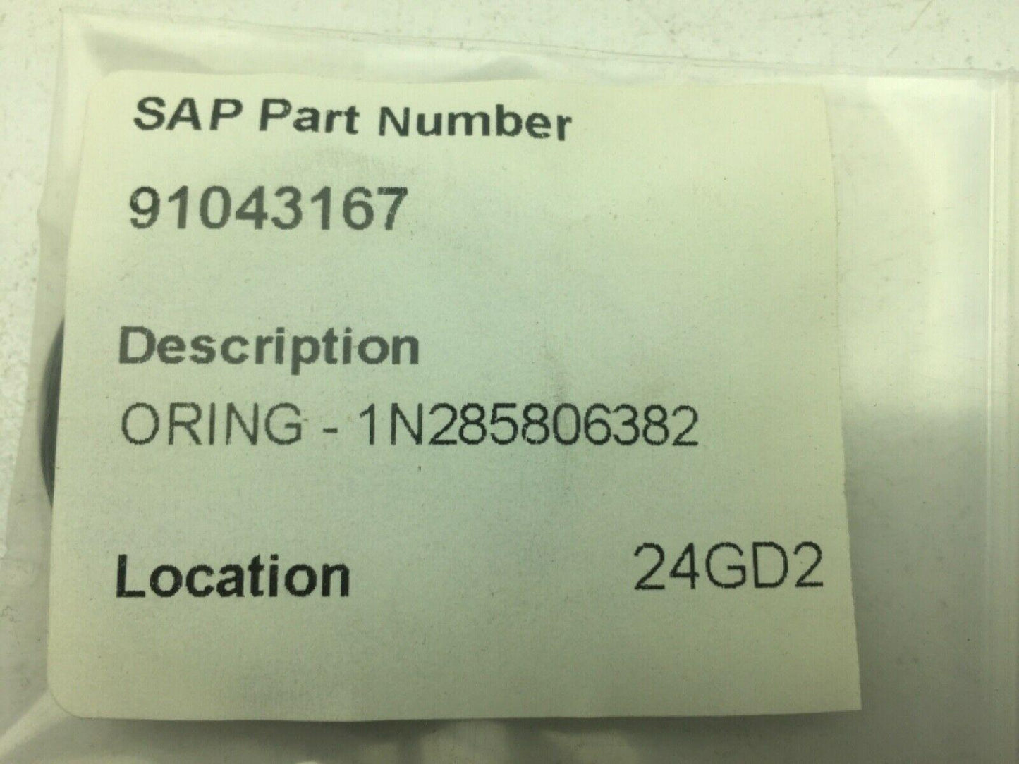 Fisher 1N285806382 O-Ring LOT OF 2