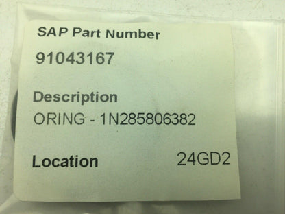 Fisher 1N285806382 O-Ring LOT OF 2