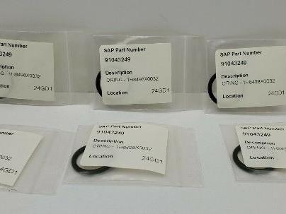 Fisher 1H8498X0032 O-Ring LOT OF 6