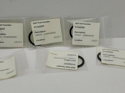 Fisher 1N285406382 O-Ring LOT OF 6