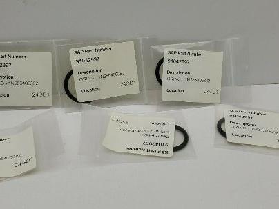 Fisher 1N285406382 O-Ring LOT OF 6