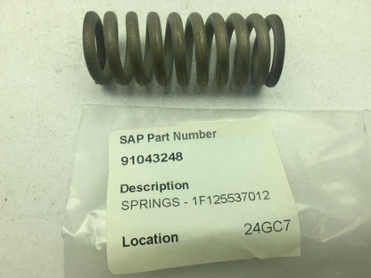 Fisher 1F125537012 Packing Spring LOT OF 6