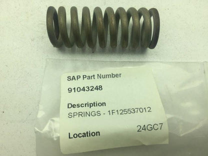 Fisher 1F125537012 Packing Spring LOT OF 6