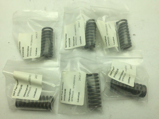 Fisher 1F125537012 Packing Spring LOT OF 6