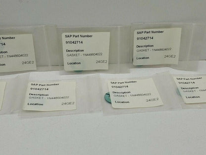 Fisher 1N448604022 Gasket LOT OF 7