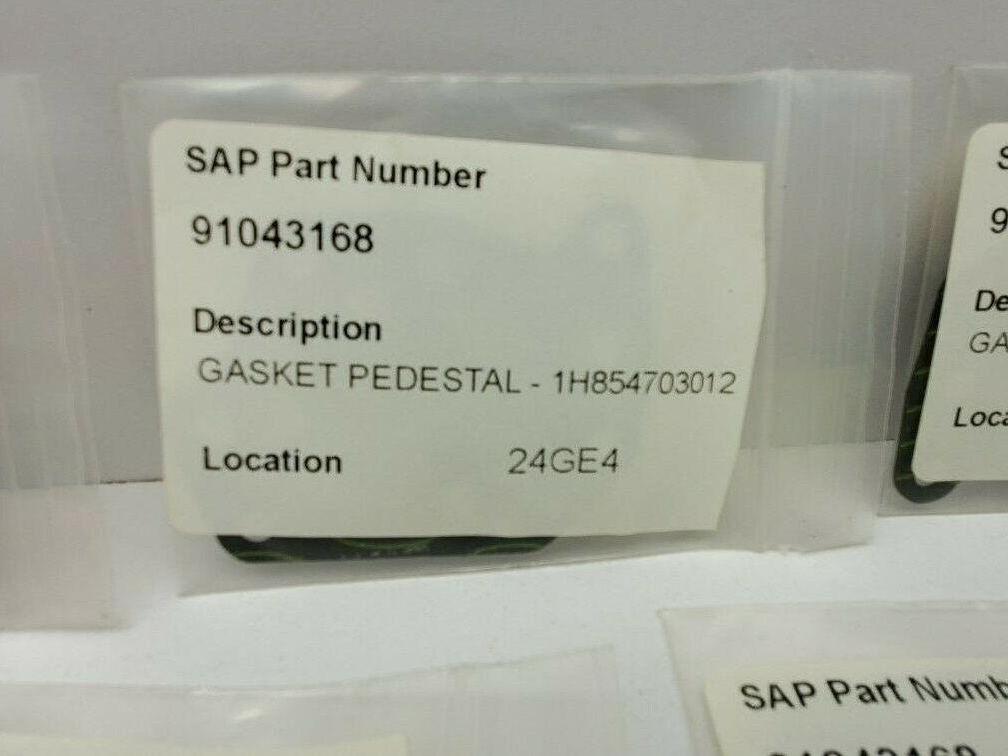 Fisher 1H854703012 Pedestal Gasket LOT OF 7