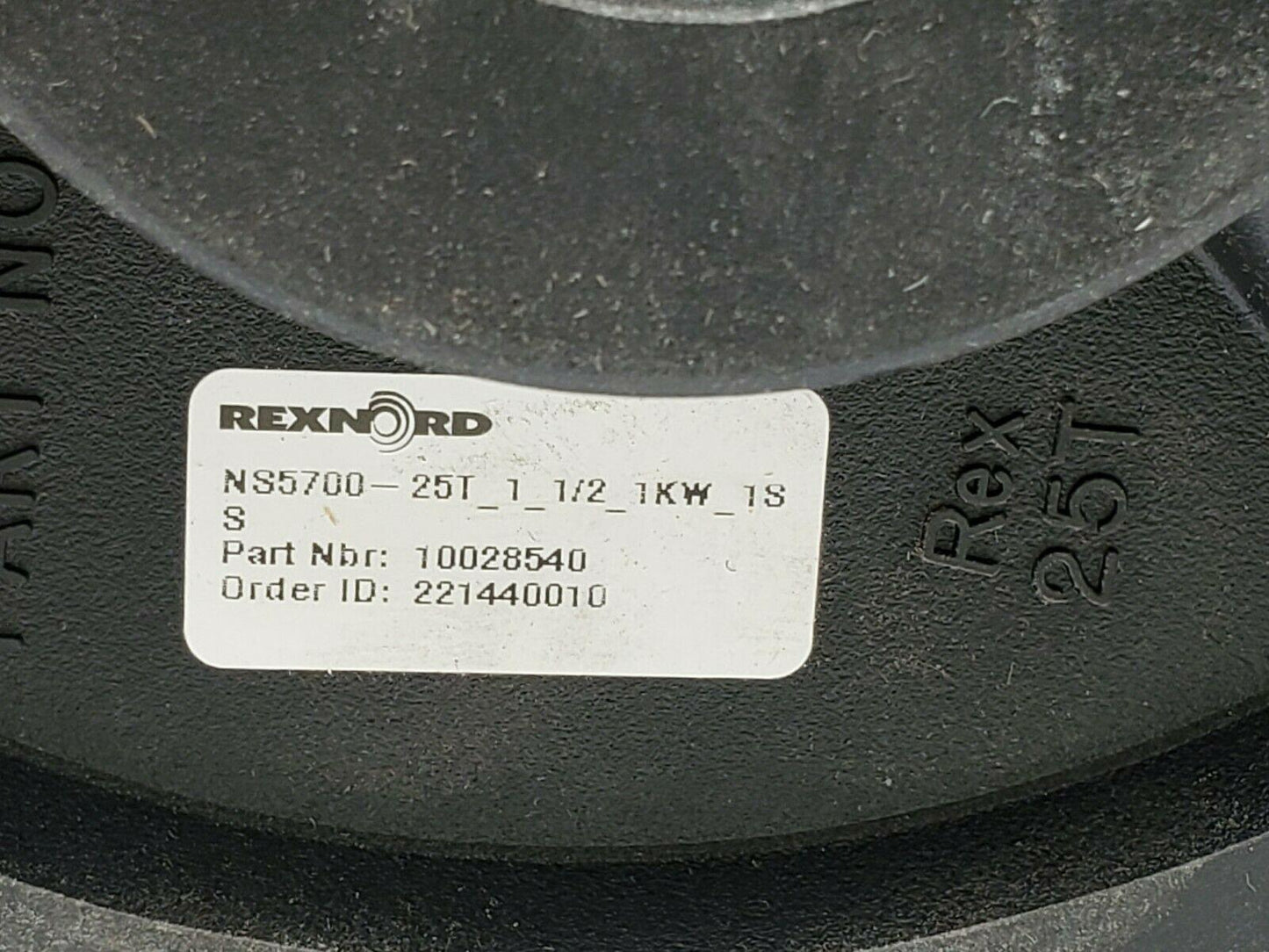 Rexnord 10028540 NS5700 25 Tooth 1 1/2" Keyed Bore TableTop MatTop Sprocket