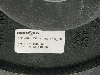 Rexnord 10028540 NS5700 25 Tooth 1 1/2" Keyed Bore TableTop MatTop Sprocket