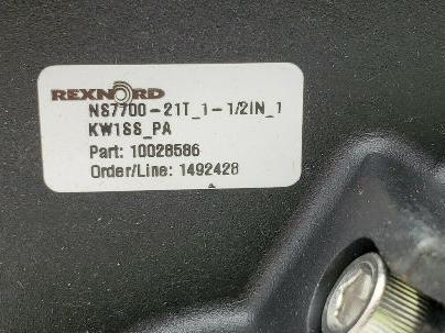 Rexnord 10028586 NS75700 25T 1 1/2" Keyed Bore TableTop MatTop Sprocket 614-63