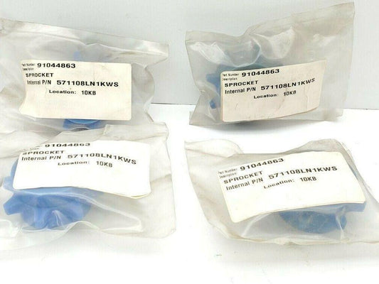 571108LN1KWS 2 1/4", 8 Tooth 1" Keyed Bore Table Top Mat Top Sprocket LOT OF 4