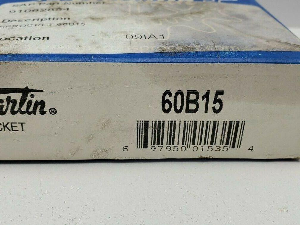 Martin 60B15 Sprocket #60 x 3/4" Bore 15Teeth LOT OF 3