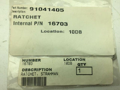 Strahman Valves 16703 Ratchet LOT OF 4