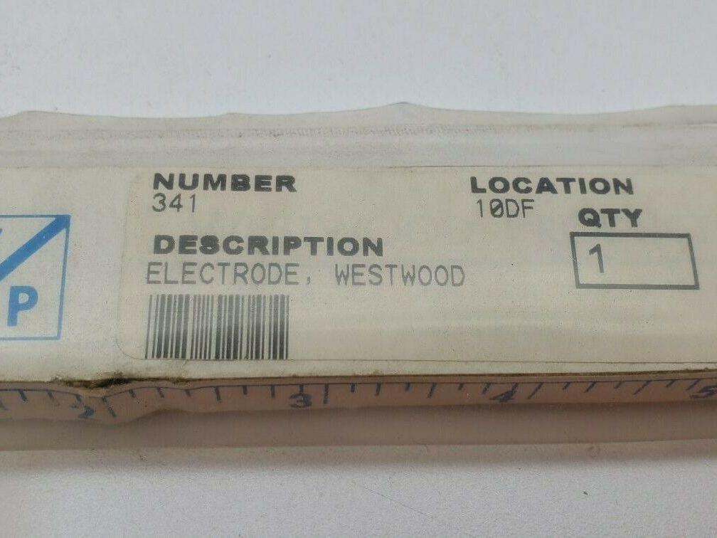 Westwood 341 Electrode 5" X 9/16" Insulator 7 1/2" Rod 13 3/8" Overall LOT OF 6