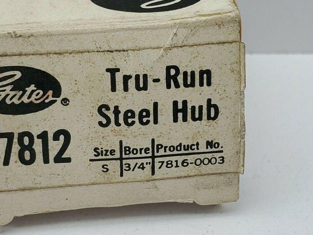 Gates 37812 Tru-Run Steel Hub, Size S, 3/4" Bore 7816-0003 LOT OF 4