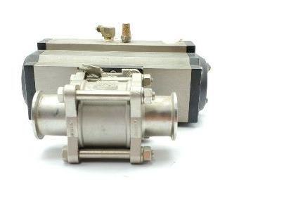 QSM Tru-Flo UT26-SR4-F07 Tru-Flo Pneumatic Actuator With  1-1/2" Ball Valve