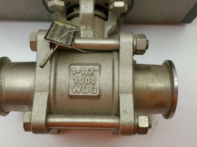 QSM Tru-Flo UT26-SR4-F07 Tru-Flo Pneumatic Actuator With  1-1/2" Ball Valve