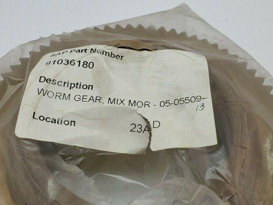 MixMor Mixer Replacement Worm Gear 05-05509-13,  46-35478-25