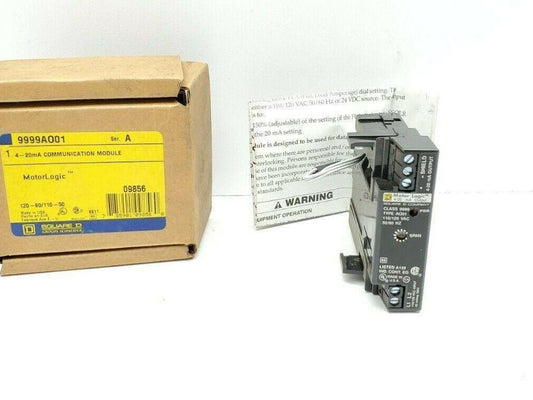 Square D 9999AO01 Series A 4-20mA Communication Module Motor Logic 110/120Vac
