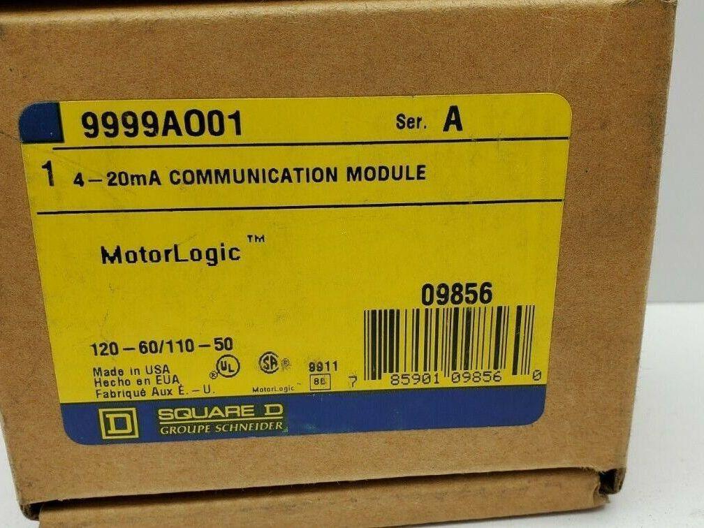 Square D 9999AO01 Series A 4-20mA Communication Module Motor Logic 110/120Vac