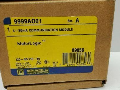 Square D 9999AO01 Series A 4-20mA Communication Module Motor Logic 110/120Vac
