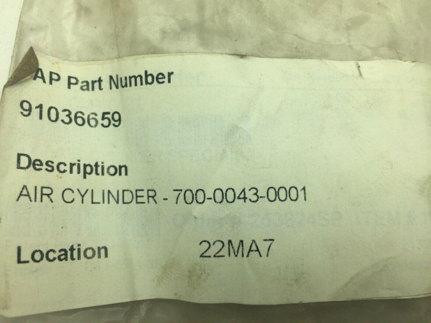 Cylinders & Valves, Inc. RC 1100 2SK Pneumatic Linear Thruster Cylinder