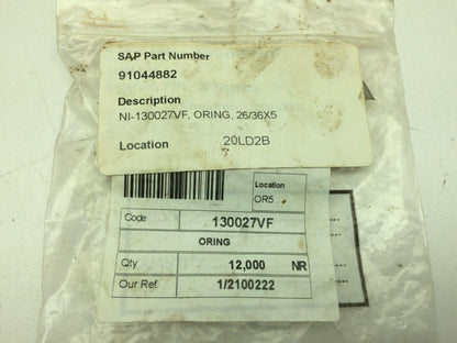 GEA Niro Soavi 130027VF O-Ring 26/36/5 lot of 9