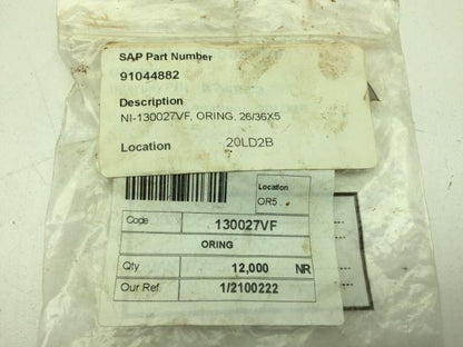 GEA Niro Soavi 130027VF O-Ring 26/36/5 lot of 9