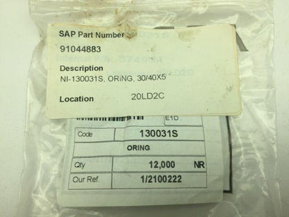 GEA Niro Soavi 130031S O-Ring 30/40X5 LOT OF 13