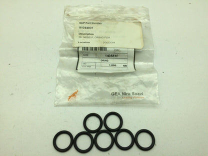 GEA Niro Soavi 140551F O-Ring  LOT OF 7