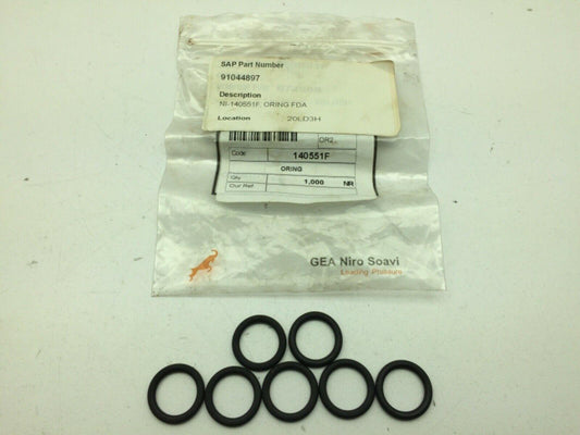 GEA Niro Soavi 140551F O-Ring  LOT OF 7