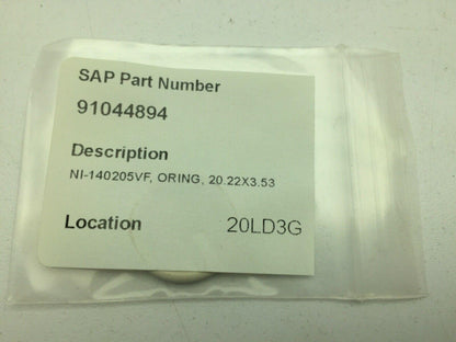 GEA Niro Soavi 140205VF O-Ring 20.22X3.53 LOT OF 8