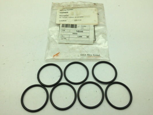 GEA Niro Soavi 140049 O-Ring 42.86X3.53 LOT OF 7