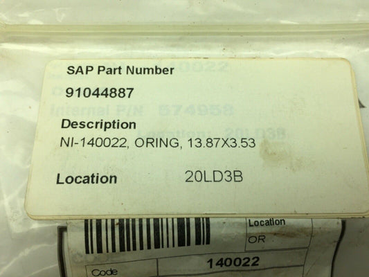 GEA Niro Soavi 140022 O-Ring 13.87X3.53 LOT OF 13