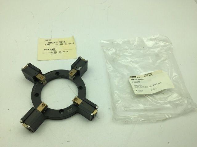 Krones 2-082-56-731-0 Slide Guide Assembly w/ Rollers, 2-082-56-065-0