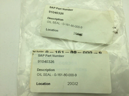Krones 0-161-80-000-9 Shaft Seal LOT OF 2