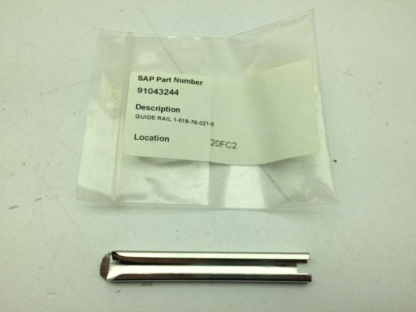 Krones 1-018-76-021-0 Guide Rail 1018760210, 95 X 12.7 mm