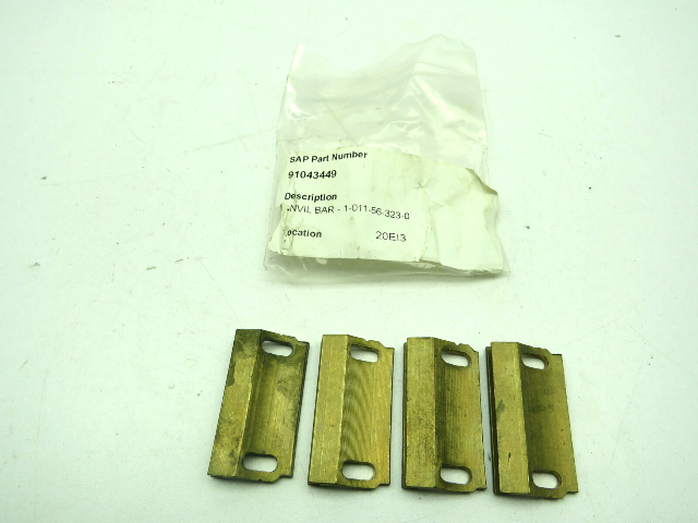 Krones 1-011-560323-0 Anvil Bar, Anvil Support 10115603230 LOT OF 4
