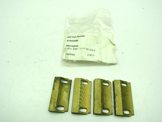 Krones 1-011-560323-0 Anvil Bar, Anvil Support 10115603230 LOT OF 4
