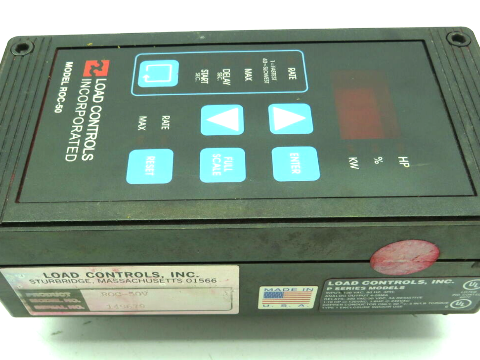 Load Controls INC ROC-50V Load Control System Series P 120V 3P 3A 1/10HP