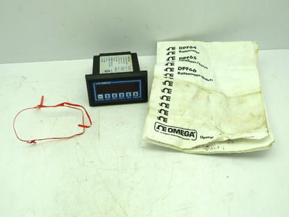 Omega DP-F65-A Ratemeter Totalizer CPU Display Module 110V
