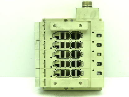 SMC SS5V4-W10CD-05B Pneumatic Solenoid Manifold 5 Station