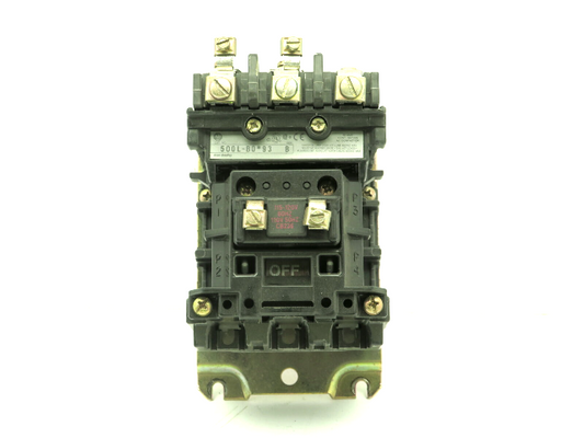 Allen Bradley 500L-B0D93/B Lighting Contactor 3 Pole 30A 120V Coil Series B