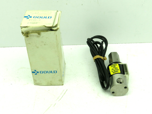 Gould Allied Control 313X-8 Solenoid Valve 24VDC Oxygen