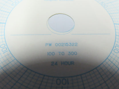 PN-32006319  Circular Recording Charts 12" Lot of 3 Boxes 100ct Partlow 00215322